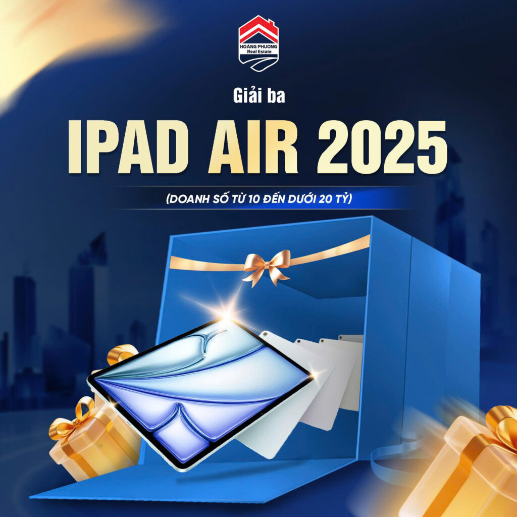 Giải Ba: iPad Air 2025 128GB - Doanh số từ 10 tỷ đến dưới 20 tỷ đồng